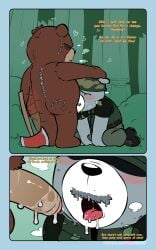 2023 2boys animate_inanimate anthro bear english english_text gay goatene headgear headwear mammal naughty_bear naughty_bear_(character) naughtybassard teddy_bear text torquewintress yaoi