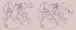 abbi_(kilinah) big_breasts breasts cleavage eveieomelet female furry huge_breasts hyper_breasts original original_character original_characters tagme yvette_(kilinah)