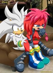 archie_comics bbmbbf furry lara-su mobius_unleashed palcomix sega silver_the_hedgehog sonic_(series)