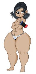 1girls amanda_rocksbear_artist ass big_ass big_butt color female latina mole_on_ass oc original original_character rocksbear_(artist) sketch wide_hips