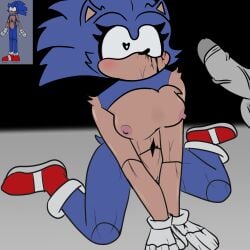 animal_nose anon black_background blue_skin blush breasts chara_wantrp cracks dick doll ear fur furry genderbend genderswap gloves heart_eye hedgehog holes kuguts_(beepboez) mobian_(species) nipples no_mouth overlay pink_nipples pussy pussy_blush rule_63 sega shoes sitting sonic.exe sonic_(series) sonic_the_hedgehog sonic_the_hedgehog_(series) spines tail