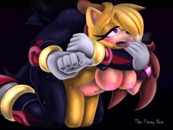 anthro breasts clothing duo eulipotyphlan fan_character female gloves handwear hazel_sky hedgehog imminent_sex male male/female mammal millowdoe pervydoe sega sex shadow_the_hedgehog sonic_(series) sonic_the_hedgehog_(series) tagme unseen_male_face