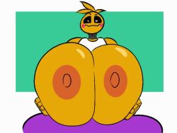 1girls 4_fingers animated anthro anthro_only anthrofied areola areolae avian avian_humanoid bare_shoulders behemaid big_breasts black_eyes black_sclera boobjob breast_press breast_squeeze breasts breasts_bigger_than_head eyebrows female femdom five_nights_at_freddy's front_view gigantic_breasts huge_breasts humanoid hyper hyper_breasts large_breasts malesub massive_breasts nipples no_sound paizuri paizuri_rape purple_guy_(fnaf) seizure_warning sensitive sex smile smiling straight submissive_male tagme titfuck titjob top_heavy toy_chica_(fnaf) video white_pupils william_afton yeehawt0wn yellow_body yellow_skin