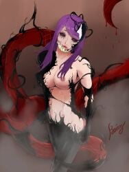 breasts kamishiro_rize marvel marvel_comics spider-man_(series) symbiote tokyo_ghoul venom venom_(marvel)