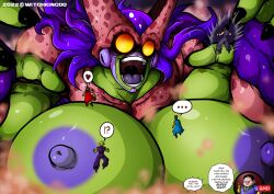 1girls 2022 5boys alien alien_humanoid android areola areolae artist_logo artist_name big_breasts bio-android_(dragon_ball) breasts busty cell_(dragon_ball) cell_max dated dialogue dragon_ball dragon_ball_super dragon_ball_super_super_hero dragon_ball_z english_text enormous_breasts female funimation gamma_1 gamma_2 genderswap genderswap_(mtf) giant_breasts giantess green_body grey_body grey_skin hairless huge_breasts human humanoid hyper hyper_breasts light-skinned_male light_skin massive_breasts monster monster_girl multiple_boys namekian piccolo rule_63 saiyan shounen_jump size_difference son_gohan speech_bubble text toei_animation transformation watermark what witchking00