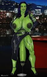 1futa areolae artist_name big_breasts black_hair black_nipples breasts brie_larson censored cum cum_covered cum_drip cum_puddle dark_areola dark_nipples dress futa_only futanari giant_breasts giant_penis gigantic_penis green_body green_skin hands_on_hips high_heels huge_areolae huge_breasts huge_cock hulked_out hyper_penis intersex jimmy_kimmel_live large_areolae legs marvel marvel_cinematic_universe marvel_comics muscles muscular muscular_futanari muscular_thighs nipples nude penis penis_to_the_knees rocner smile solo standing thick_thighs thighs torn_clothes torn_clothing veiny_penis