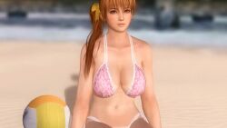 1girls 3d animated areola beach beach_ball bra_removed brown_eyes brown_hair brown_hair_female casual_nudity dead_or_alive edit game highres kasumi_(doa) large_ass large_breasts light-skinned_female nipples nude nude_filter panties_removed public_nudity public_topless sand screencap short_brown_hair short_hair short_hair_female short_playtime sound tan thick_thighs third-party_edit topless topless_female video video_game wide_hips