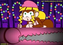 animated anthro dixie_kong dixie_kong_animation_(minus8) donkey_kong_(series) minus8 monkey monkey_girl nintendo sex tagme