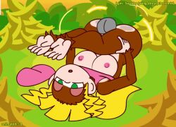 animated anthro dixie_kong dixie_kong_animation_(minus8) donkey_kong_(series) minus8 monkey monkey_girl nintendo sex tagme