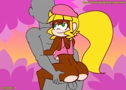 animated anthro dixie_kong dixie_kong_animation_(minus8) donkey_kong_(series) minus8 monkey monkey_girl nintendo sex tagme