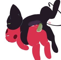 anthro anthro_on_anthro artist_signature black_body cat_ears cat_tail cum cum_in_pussy cum_inside doggy_style ejaculation erection female genital_fluids genitals green_eyes ibispaintx kwami legs_up littlelilith male male/female mating miraculous:_tales_of_ladybug_and_cat_noir miraculous_ladybug open_mouth plagg plagg_(miraculous_ladybug) pussy pussy_lips red_skin sex smile tikki tikki_(miraculous_ladybug) uncensored vaginal_penetration vaginal_sex wtf