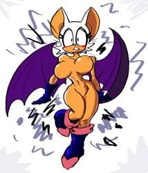 rouge the bat from sonic (series) by fishtrash