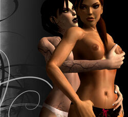 3d doppelganger doppelganger_(tomb_raider) lara_croft lara_croft_(l.a.u.) tagme tomb_raider tomb_raider_(l.a.u.)