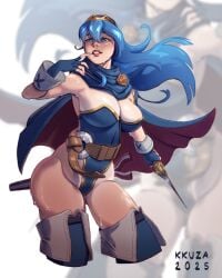 breasts ecchi female kkuza leotard lucina lucina_(fire_emblem) nintendo nintendo_switch super_smash_bros. thick_thighs