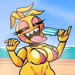 toy chica (fnaf) from five nights at freddy's by jtcircus