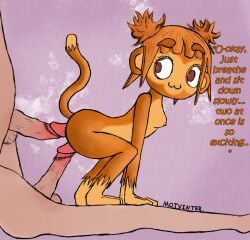anthro anthro_female bloons bloons_td_6 bloons_tower_defense btd6 fanart female furry furry_female furry_with_non-furry gangbang human_on_anthro monkey monkey_girl monkey_tail rosalia_(bloons_tower_defense) threesome