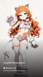 ai_generated breasts bubble_butt busty cat_ears cat_humanoid cat_tail catgirl collar cowgirl_position cum_inside dad daddy daddy_kink feline female girl green_eyes hentai japanese kinky nsfw orange_hair sexy slave slave_collar slavegirl smiling teen teenage_girl teenager white_skin