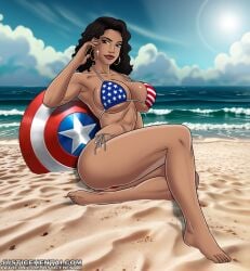 america chavez from marvel by justicehentai.com