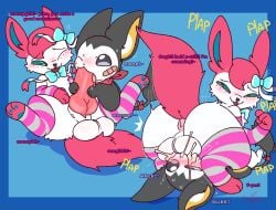 animal_genitalia animal_penis anus asphyxiation ass balls balls_on_face big_balls big_butt big_penis blush bodily_fluids body_worship bottomwear chokehold choking choking_on_penis clothed clothing cum cum_explosion cum_from_nose cum_in_mouth cum_in_nose cum_inside cum_splatter cum_string deep_throat digital_media_(artwork) duo eeveelution ejaculation emolga erection excessive_cum excessive_genital_fluids face_fucking fellatio feral feral_penetrating fleshlight_position footwear forced forced_oral fur gag gagged generation_5_pokemon generation_6_pokemon genital_fluids genital_worship genitals hair huge_balls huge_butt huge_cock hugging_penis hyper hyper_balls hyper_butt hyper_genitalia hyper_penis irrumatio it'll_never_fit knot knotted_penis knotting legwear male male/male male_penetrating mammal multiple_poses multiple_positions nintendo nude open_mouth oral oral_knot_fucking oral_knotting oral_penetration orgasm penetration penile penis penis_in_mouth penis_worship piku pinned pinned_to_ground plap plap_(sound) pokemon pokemon_(species) pose ridiculous_fit sex simple_background size_difference smile smoothie_(sylveon) smug smug_face snappy_snaz socks stockings sylveon tail text thick_thighs tongue tongue_out used_like_fleshlight wide_hips