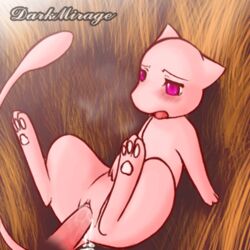 animated darkmirage feral mew nintendo pokemon pokemon_(species) straight_hair