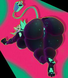 3_toes 3d_(artwork) anthro anus ass bent_over big_breasts big_butt black_body blue_tongue breasts cable cable_tail collaborative collaborative_gesture collaborative_heart_gesture colored_nails cryptiacurves darkner deltarune digital_media_(artwork) ear_piercing ear_ring electrical_plug fangs feet felid feline female genitals gesture hand_on_butt hand_on_own_butt heart_gesture hi_res huge_butt huge_thighs machine mammal nails nipples nude nude_anthro nude_female open_mouth pawpads piercing pussy rear_view ring_piercing robot solo spread_butt spreading tasque_manager tasque_manager_(deltarune) teal_anus teal_nails teal_nipples teal_pawpads teal_tongue teal_vulva teeth thick_thighs toes tongue undertale_(series) vulva wide_hips