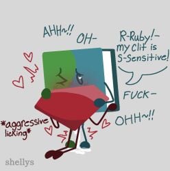 2girls agressive_sex battle_for_bfb battle_for_bfdi battle_for_dream_island battle_for_dream_island_again bfb bfdi bfdia blush blush_lines blushing book_(bfdi) cum female jacknjellify lesbian lesbian_sex licking_pussy moaning_in_pleasure object_show object_show_community object_shows only_female osc pussy ruby_(bfdi) speech_bubble text text_bubble the_power_of_two tpot