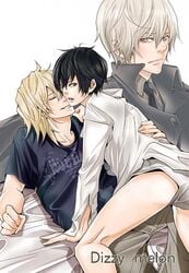 dino_cavallone dizzy_melon gay katekyo_hitman_reborn kyoya_hibari male_only tagme yaoi