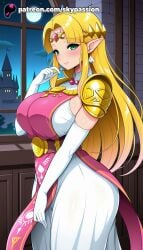 1girls 2025 ai_assisted ai_generated anime artist_name big_breasts big_breasts big_breasts big_chest blonde_hair blush breast breasts breasts breasts breath_of_the_wild brick_wall building bust busty castle chest circlet crescent_moon dress earrings elbow_gloves elf explicit female full_moon gloves green_eyes heart hi_res high_quality high_resolution highres jewelry large_breasts long_hair looking_at_viewer moon moonlight night night_sky nintendo patreon patreon_username pauldrons pointy_ears princess_zelda shoulder_armor sky skypassion smile solo stable_diffusion star_(sky) starry_sky the_legend_of_zelda the_legend_of_zelda:_breath_of_the_wild tiara triforce watermark white_gloves window