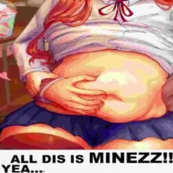 1girls chubby doki_doki_literature_club epicoxygenuser female monika_(doki_doki_literature_club) photoshop sound sound_effects swell_reads tagme text video weight_gain what
