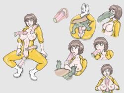 1girls 4boys animal_genitalia animal_penis april_o'neil april_o'neil_(tmnt_1987) blowjob boobjob breast_grab censored censored_penis censored_pussy clothed clothed_female clothed_sex clothing cum cum_in_pussy cum_inside cum_on_face cum_on_tongue fellatio grabbing_breasts grabbing_own_breast grabbing_penis grey_background imminent_penetration imminent_sex imminent_vaginal kiss kissing lying male male/female medium_breasts missionary_position open_mouth oral oral_sex paizuri penetration penis_grab sex simple_background teenage_mutant_ninja_turtles titjob tongue tongue_out turtle vaginal vaginal_insertion vaginal_penetration vaginal_sex vein veins veiny veiny_penis x-ray zoophilia