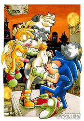 1girls 2boys breasts cunnilingus escopeto femdom furry half-closed_eyes hand_on_head idw_comics idw_publishing mobian_(species) nipple_suck nipples penis pussy scrap_brain sega sketch sonic_(series) sonic_the_hedgehog sonic_the_hedgehog_(comics) sonic_the_hedgehog_(idw) sonic_the_hedgehog_(series) tails tangle_the_lemur testicles text threesome watermark