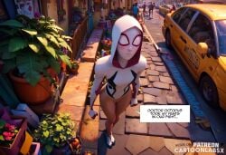 1girls ai_generated athletic_female cartoonlabsx cartoony clothes_down clothes_removed embarrassed embarrassed_female embarrassed_nude_exposure embarrassed_nude_female enf female gwen_stacy gwen_stacy_(spider-verse) hero heroine humiliated humiliating humiliation humiliation_fetish light-skinned_female marvel naked nude nude_female partially_clothed public public_exposure public_humiliation public_nudity spider spider-gwen spider-man(series) spider-man:into_the_spider-verse straight superheroine
