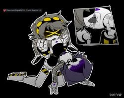 licking_pussy love murder_drones n_(murder_drones) pussy robot straight tongue_in_pussy uzi_(murder_drones)