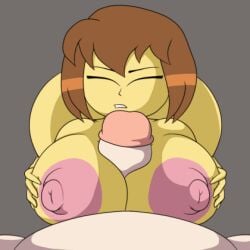 animated framerate_edit frisk interpolated male/female paizuri rifeapp scarecorrode undertale