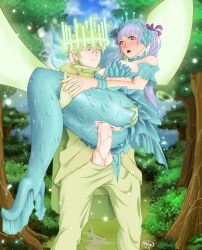 1boy 1girls male mermaid_costume mermaid_tail penis vaginal_penetration windmill_(artist)