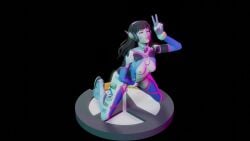 1girls 3d animated areola ass breasts d.va exposed_breasts exposed_pussy hi_res highres indysfm large_ass light-skinned_female masturbation medium_breasts nipples no_sound overwatch peace_sign pleasure_face pussy short_playtime solo_female solo_focus tagme thick_thighs v_sign video wide_hips