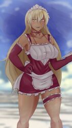 fire_emblem fire_emblem:_the_binding_blade grimmelkin igrene_(fire_emblem) maid maid_headdress maid_outfit maid_uniform