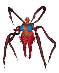 1girls 3d gilf huge_breasts huge_hips humanoid marvel saturnxart spider-man_(series) spider-woman spider_humanoid