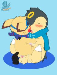 anal anal_sex bodily_fluids cum cum_in_ass cum_inside cyndaquil genital_fluids hi_res male male/male nintendo penetration pichu pokémon_(species) pokemon syngie_(artist) video_games