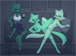 3girls animated anthro anthro_only being_watched bell bell_collar breasts choker clothed clothed/nude clothed_female_nude_female clothing collar couch_sex crossed_legs daughter domestic_cat duo_focus ear_piercing ear_ring felid feline felis female female/female female_only furniture furry furry_only gg-rubbing group incest inner_ear_fluff jewelry linda_(nekuzx) looking_at_another looking_pleasured mammal melina_(nekuzx) mother mother_and_child mother_and_daughter motion_tweening necklace nekuzx nipples nude original original_character original_characters parent parent_and_child piercing pillow sara_(nekuzx) scissoring sex short_playtime sibling sister sisters sofa tribadism tuft twincest twins vaginal_penetration yuri