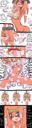 anthro blush comic comic_strip disembodied_hand disembodied_hands femsub no_bra no_panties restrained sonic_(series) sweat tank_top tickling tickling_armpits tickling_belly_button tickling_breasts tickling_nipples tickling_pussy tikal_the_echidna