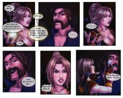 1boy 1girls blizzard_entertainment comic female human human_(world_of_warcraft) human_male light-skinned_female light-skinned_male light_skin male original_character personalami therana warcraft wesgar white_skin world_of_warcraft