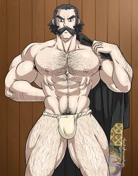 1boy abs balls bara bara_tiddies bara_tits biceps big_biceps big_muscles big_mustache big_pecs black_hair black_jacket body_hair bulge chest_hair daddy dilf flaccid fundoshi fundoshi_only gay hairy hairy_abs hairy_armpits hairy_arms hairy_chest hairy_male hairy_stomach hairy_thighs jacket jacket_removed kamado_(pokemon) male male_chest male_only manboobs manly mature mature_male moobs moustache muscles muscular muscular_male muscular_thighs mustache nipples pecs pectorals pokemon pokemon_legends:_arceus pubic_hair six_pack solo solo_focus solo_male standing thick_mustache thick_thighs triceramonster underwear underwear_only undressing white_fundoshi white_underwear