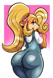 coco bandicoot from crash (series) by nathanatwar