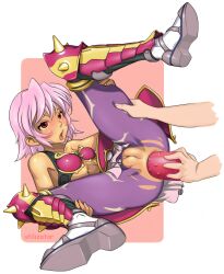 .hack// .hack//games 1boy 1boy1girl 1girls absurd_res absurdres anal anal_insertion anal_masturbation anal_object_insertion anus armor armored_boots bangs belly black_rose_(.hack//) blush cameltoe dark-skinned_female dark_skin dildo fat_mons female hi_res high_resolution highres insertion interracial large_insertion leg_lift leggings legs_held_open light-skinned_male light_skin loincloth loincloth_aside looking_at_another looking_at_partner midriff open_mouth pantyhose pink_hair presenting presenting_anus presenting_butt presenting_pussy presenting_vagina pussy red_eyes sex_toy short_hair simple_background skin_tight skintight solo_focus spandex spread_legs spreading straight tight_clothes tight_clothing tongue tongue_visible torn_clothes torn_pantyhose uncensored useless_armor utilizator vagina