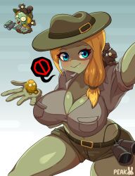 10:13 1girls big_breasts blonde_hair blue_hair breasts clothed eyebrows eyelashes female female_focus female_only girl_scout hips hourglass_figure huge_breasts humanoid large_breasts peakedcomedy plants_vs_zombies plants_vs_zombies:_heroes solo solo_female squirrel squirrel_herder squirrel_tail thick thick_thighs thighs voluptuous wide_hips zombie zombie_girl