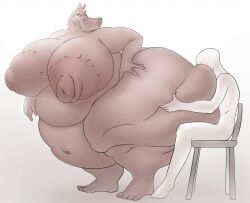 1boy 1boy1girl 1girls ambiguous_gender anthro areola ass ass_grab belly big_ass big_belly big_breasts big_butt blush breasts butt butt_grab chair common_hippopotamus dreamworks duo fat female furniture gloria_the_hippopotamus grey_body grey_nipples half-closed_eyes hand_on_ass hand_on_butt hippopotamid hippopotamus huge_ass huge_breasts huge_butt huge_hips huge_thighs human hyper hyper_ass hyper_belly hyper_breasts hyper_butt hyper_hips hyper_thighs jackajack21 looking_back madagascar_(series) mammal narrowed_eyes navel nipples nude obese obese_anthro obese_female overweight overweight_anthro overweight_female round_ass round_butt sitting smile thick_thighs white_body wide_hips