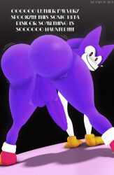 3d anthro backsack bending_over big_ass big_penis bubble_butt futa_only futanari huge_ass needlemouse_(character) needlemouse_(series) penis_out purple_fur royalcicada sarah_henderson_(needlemouse) sonic.exe sonic.exe_(series) tagme