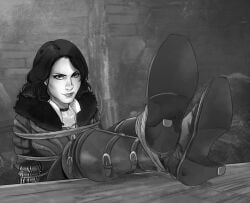 bondage lostonezero rope_bondage the_witcher the_witcher_(series) the_witcher_3:_wild_hunt tied_up yennefer