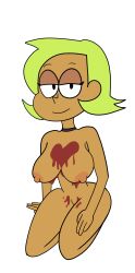 1girls 4_fingers big_breasts black_eyes blonde_hair breasts cartoon_network elodie eyelashes female female_only half-closed_eyes htdmason huge_breasts looking_at_viewer nipples nude ok_k.o.!_let's_be_heroes short_hair smile solo wide_hips